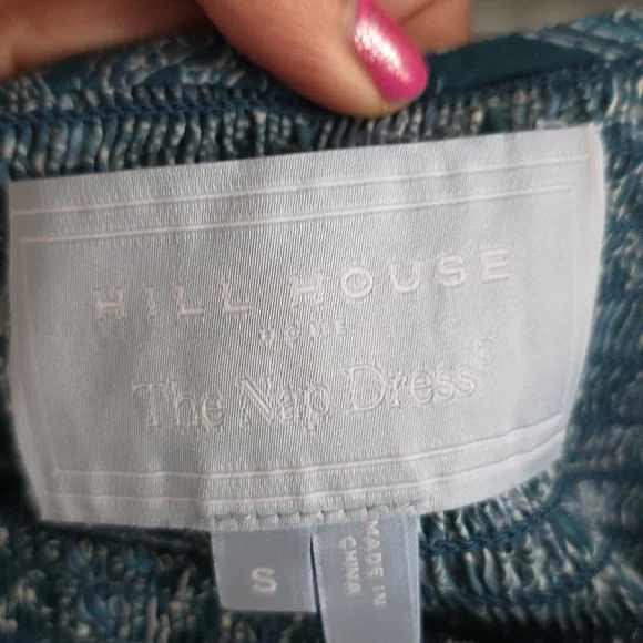 Hill House Blue Maxi Cosima Dress Navy Trellis - Picture 5 of 8